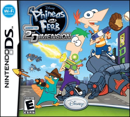 Phineas and Ferb: Across the 2nd Dimension box art