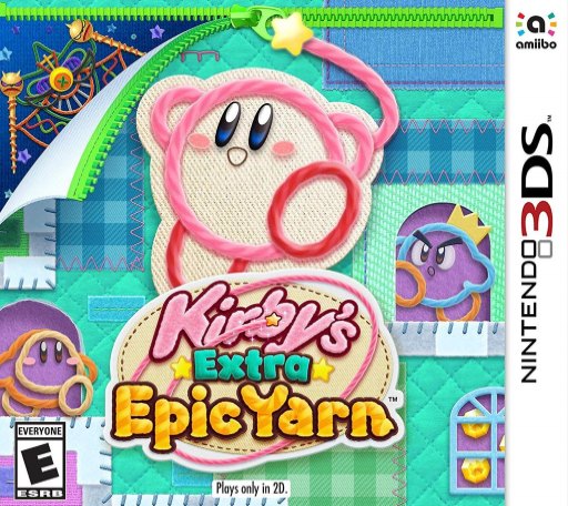 Kirby's Extra Epic Yarn box art
