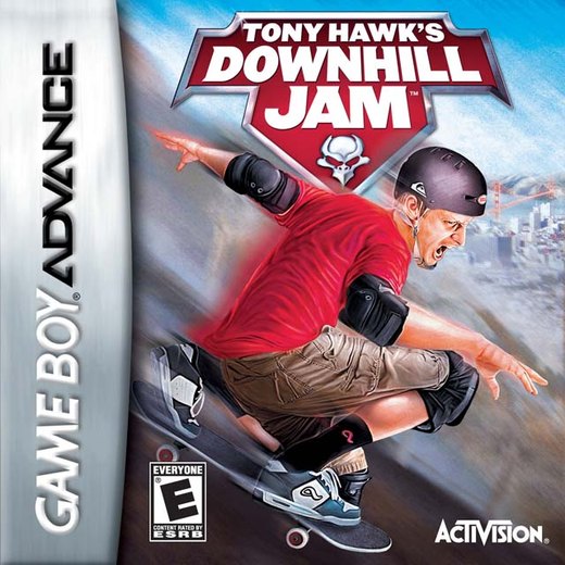 Tony Hawk's Downhill Jam box art