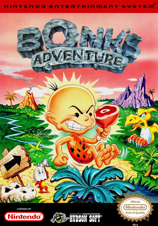 Bonk's Adventure box art