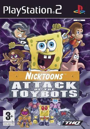 Nickelodeon SpongeBob and Friends: Attack of the Toybots box art