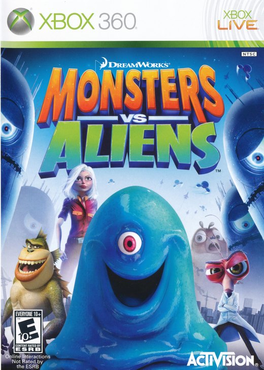Monsters vs. Aliens box art