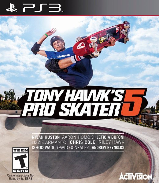 Tony Hawk's Pro Skater 5 box art