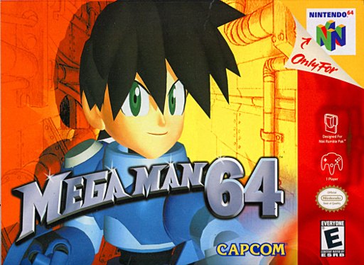 Mega Man 64 box art