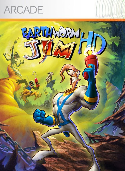 Earthworm Jim HD box art