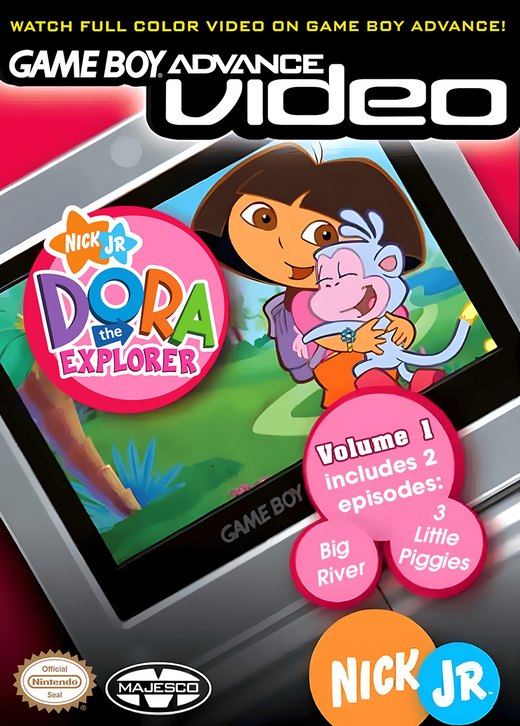 Game Boy Advance Video: Dora the Explorer: Volume 1 box art