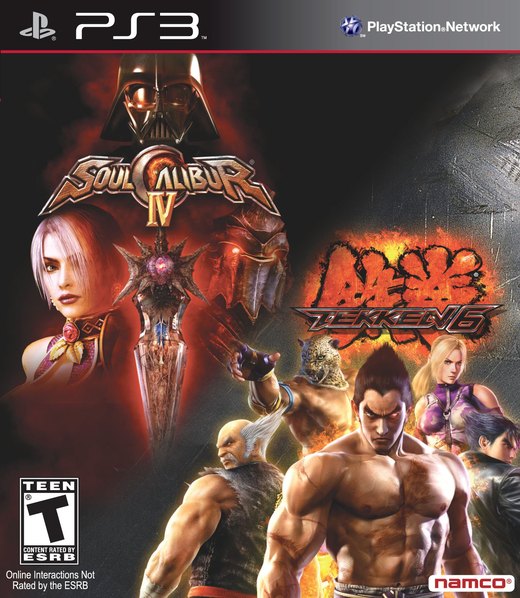 SoulCalibur IV & Tekken 6 box art