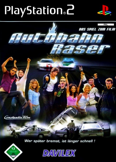 Autobahn Raser: Das Spiel zum Film box art