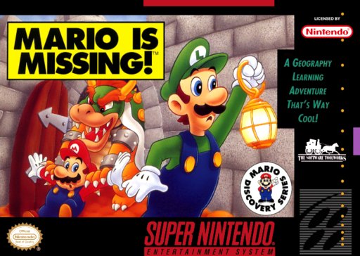 Mario Is Missing! box art