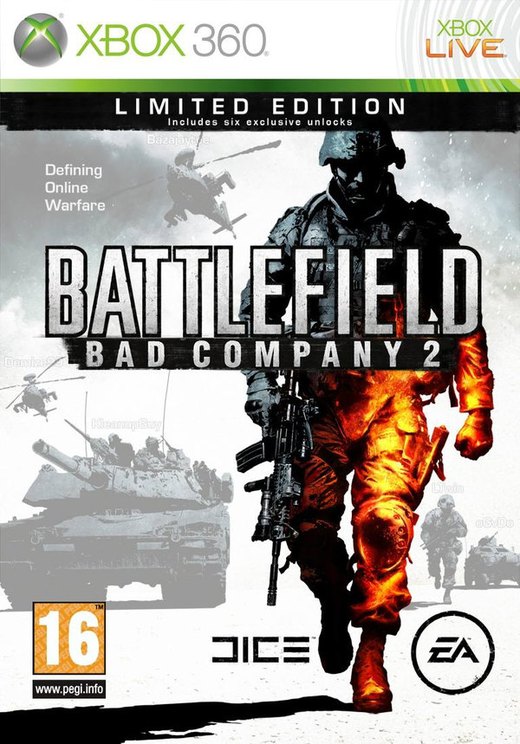 Battlefield: Bad Company 2 box art