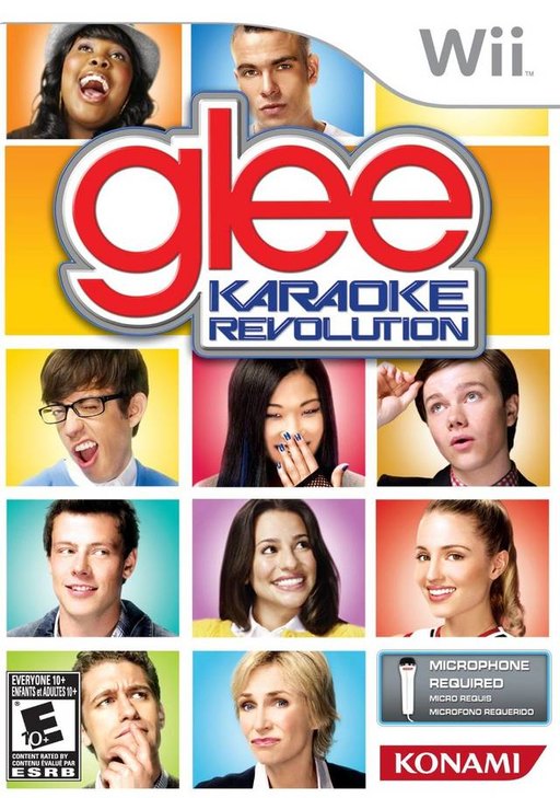 Karaoke Revolution Glee box art