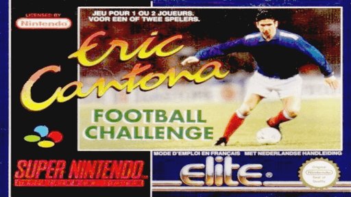 Eric Cantona Football Challenge box art
