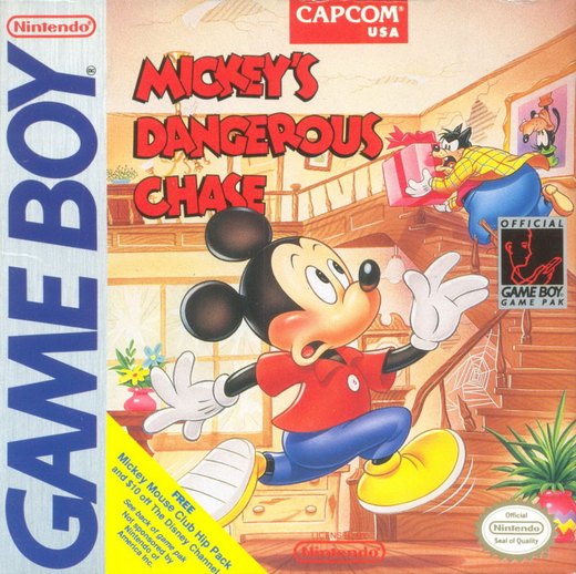Mickey's Dangerous Chase box art