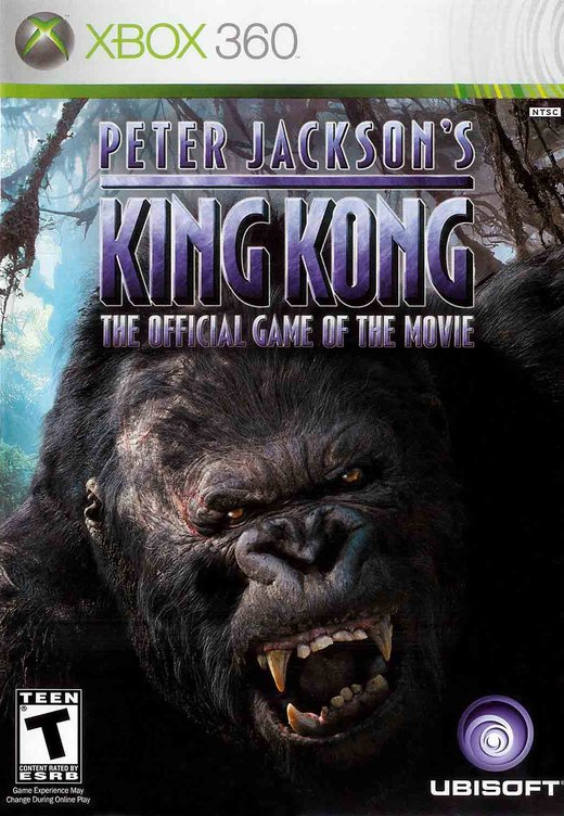 Peter Jackson's King Kong: The official Game of the Movie box art