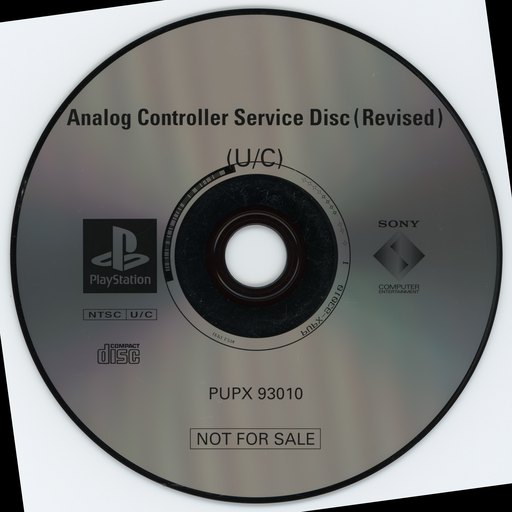 Analog Controller Service Disc box art