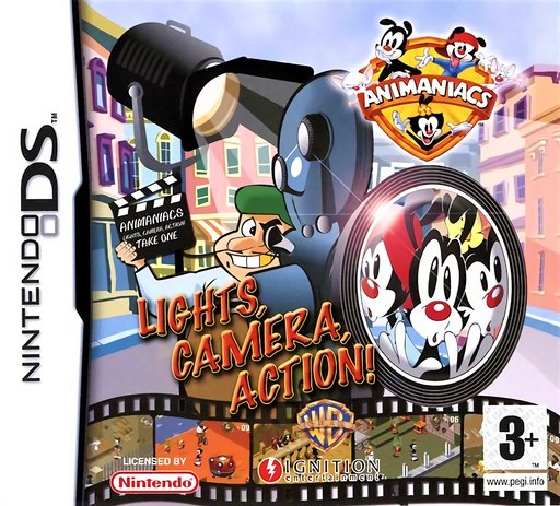 Animaniacs: Lights, Camera, Action! box art