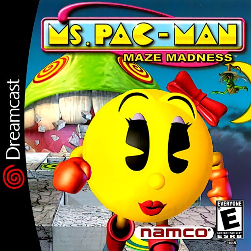 Ms. Pac-Man Maze Madness box art