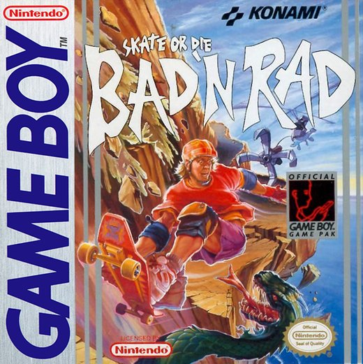 Skate or Die: Bad 'N Rad box art