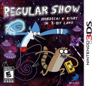 Regular Show: Mordecai and Rigby in 8-bit Land box art
