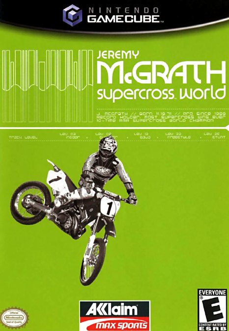 Jeremy McGrath Supercross World box art