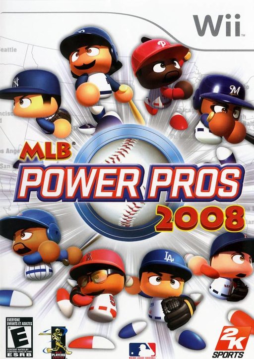 MLB Power Pros 2008 box art