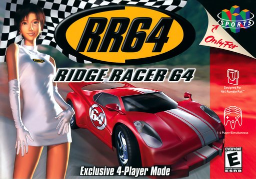 RR64: Ridge Racer 64 box art