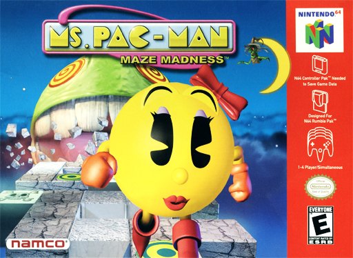 Ms. Pac-Man: Maze Madness box art