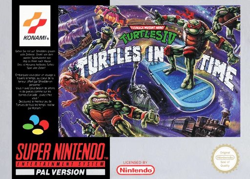 Teenage Mutant Hero Turtles IV: Turtles in Time box art