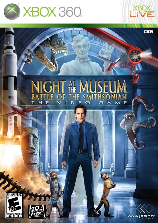 Night at the Museum: Battle of the Smithsonian: The Video Game box art