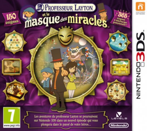 Professeur Layton et le Masque des Miracles box art