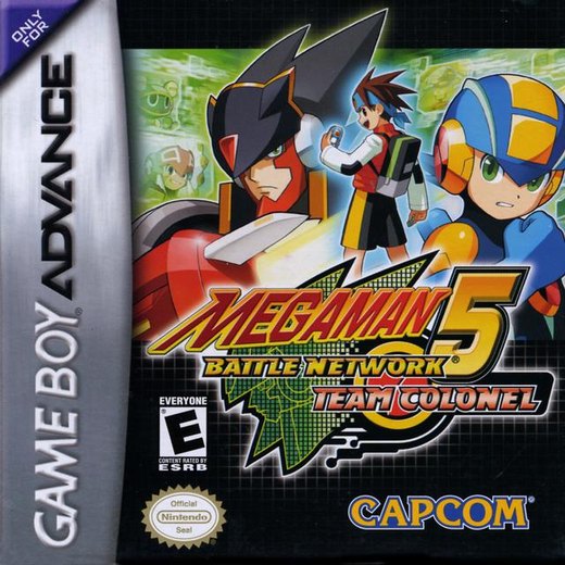 Mega Man Battle Network 5: Team Colonel box art
