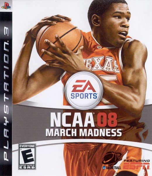 NCAA March Madness 08 box art