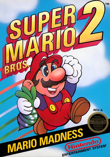 Super Mario Bros. 2 box art