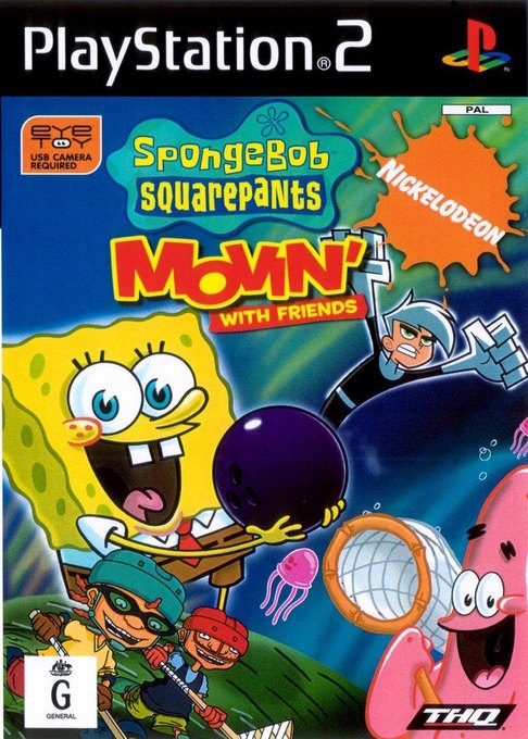 Nickelodeon SpongeBob SquarePants: Movin' with Friends box art