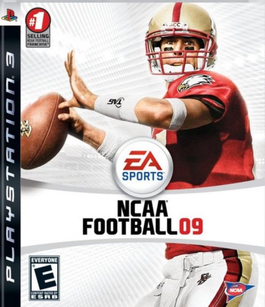 NCAA Football 09 box art