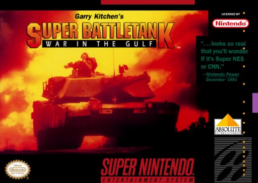 Garry Kitchen's Super Battletank: War in the Gulf box art