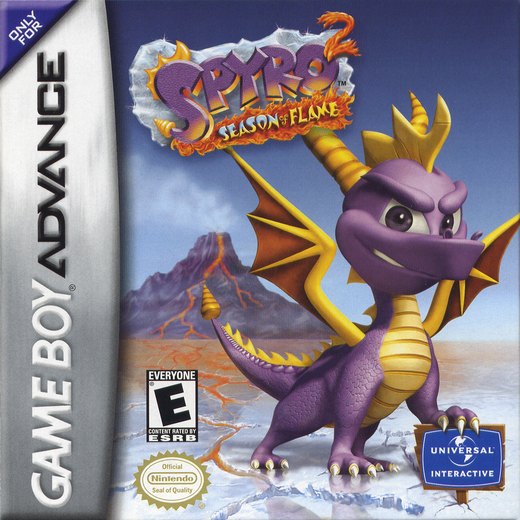 Spyro 2: Season of Flame box art