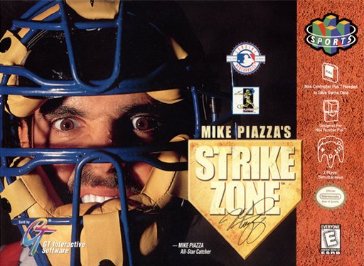 Mike Piazza's Strike Zone box art