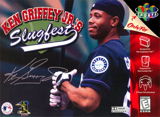 Ken Griffey Jr.'s Slugfest box art