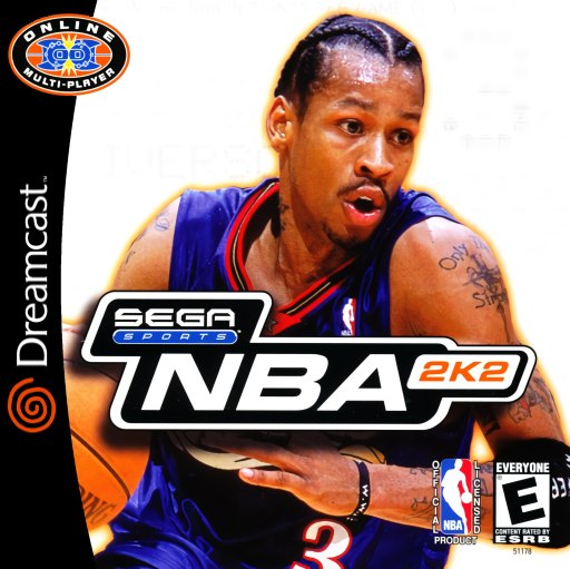 NBA 2K2 box art