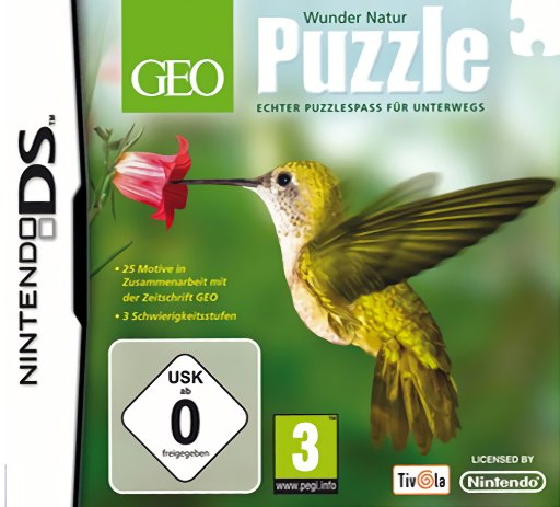 GEO Wunder Natur Puzzle: Echter Puzzlespass fuer Unterwegs box art