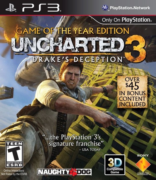 Uncharted 3: Drake's Deception: Game of the Year Edition box art