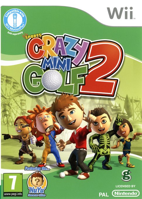 Kidz Sports Crazy Mini Golf 2 box art