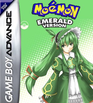Moémon Emerald Version box art
