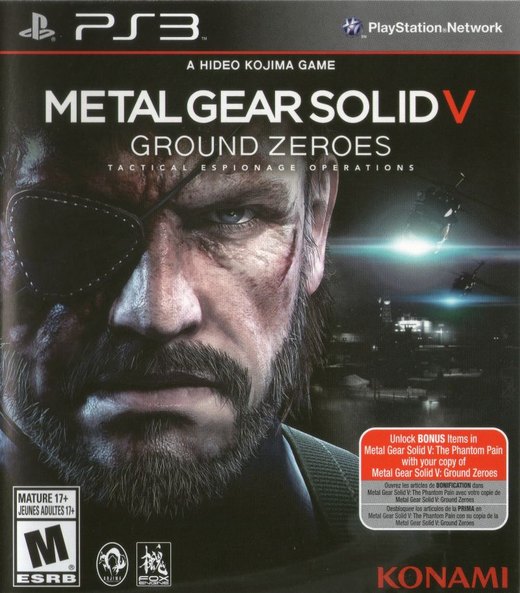 Metal Gear Solid V: Ground Zeroes box art