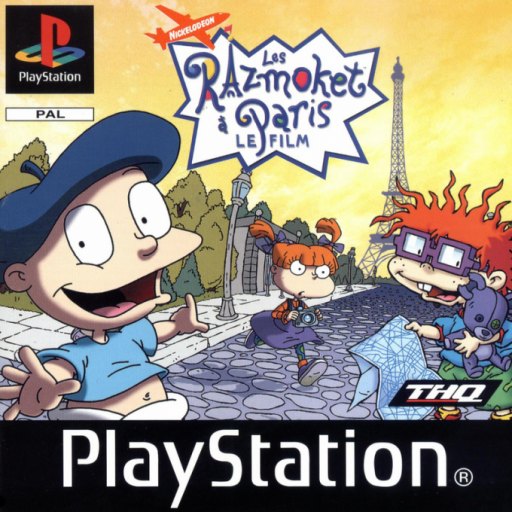 Nickelodeon Les Razmoket a Paris: Le Film box art