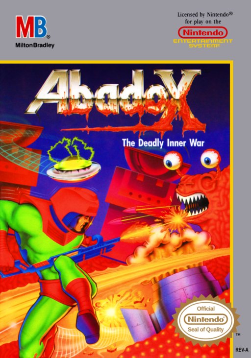 Abadox: The Deadly Inner War box art