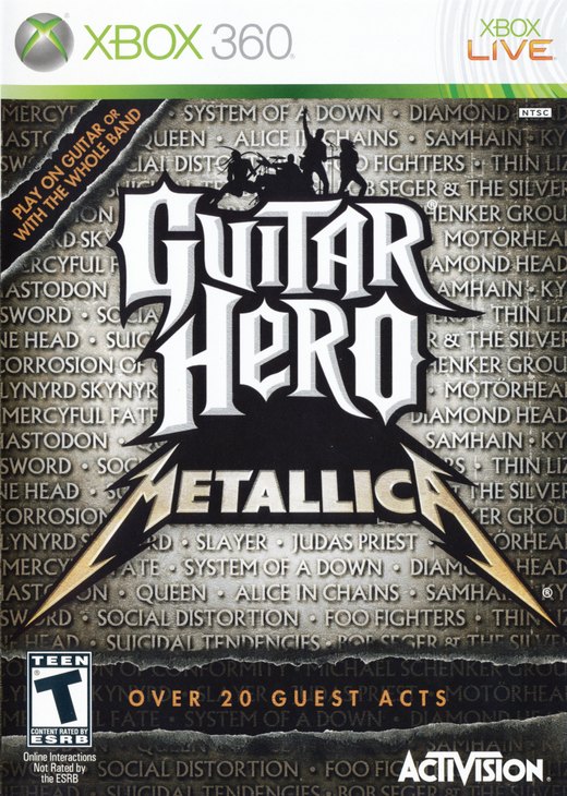 Guitar Hero: Metallica box art