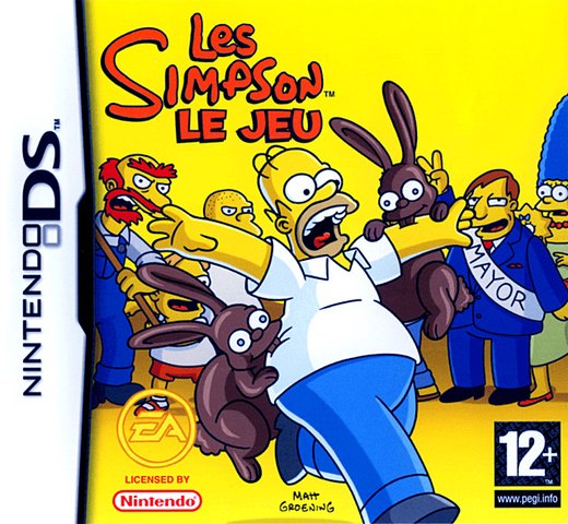Simpson, Les: Le Jeu box art