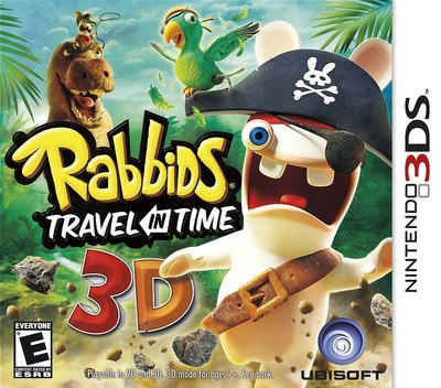 Rabbids: Travel in Time 3D box art